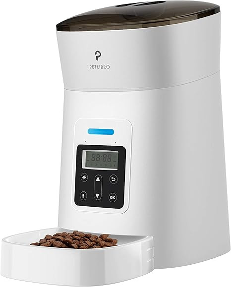 PETLIBRO Automatic Cat Feeder, 4L Auto Pet Dry Food Dispenser with Clog-Free Design, Low Food LED... | Amazon (US)