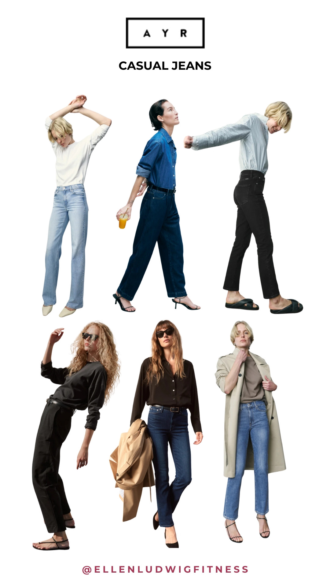 A cult classic. The ultimate Chic Lady Jeans. A timeless silhouette with excellent stretch for maximum polish and all-day comfort. 👖 #DenimLover #HighRiseJeans #StraightLegJeans #EffortlessStyle #CasualOutfit 

 #LTKMostLoved #LTKOver40 #LTKStyleTip