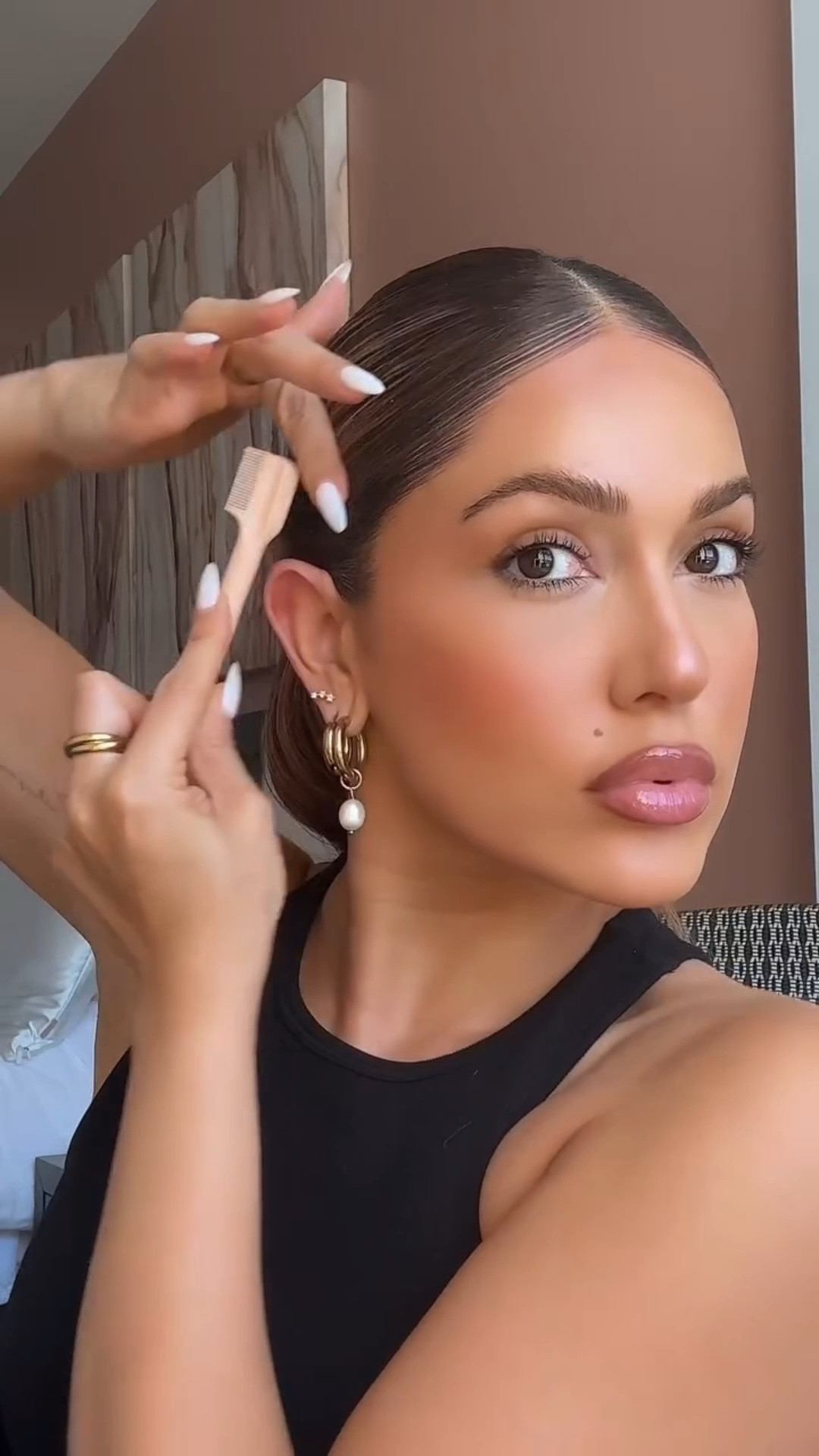 Effortless and easy hairstyle that instantly gives you a feeling of elegance! ✨ 

Follow this quick tutorial for a sleek low pony that’s perfect for any vibe. I filmed the step by step talk through version - and it got muted 😅

Products used:
@mykitsch hair tie (favs)
@briogeo sculpt cream & sleek stick @Pureology hair dream healer serum
@moroccanoil hairspray
@fentyhair 3-in-1 edge styling tool 

🔗 products under hair highlights also 🫶🏽
—
#longhairstyles #hairstyletutorial #hairstyle
#HairTutorial #LowPony #InstaStyle #EasyHairstyles

#LTKStyleTip #LTKBeauty #LTKSaleAlert
