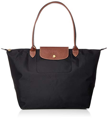 Longchamp 1899 089 Preage Tote Bag, Shopping Bag, Nylon/Leather, Compatible with B4 Size, Can Store PC Computers, Noir Parallel Import | Amazon (US)