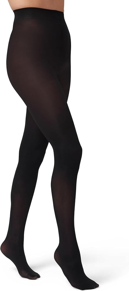 HUE Women’s Opaque Non Control Top Sheer to Waist Tights | Amazon (US)