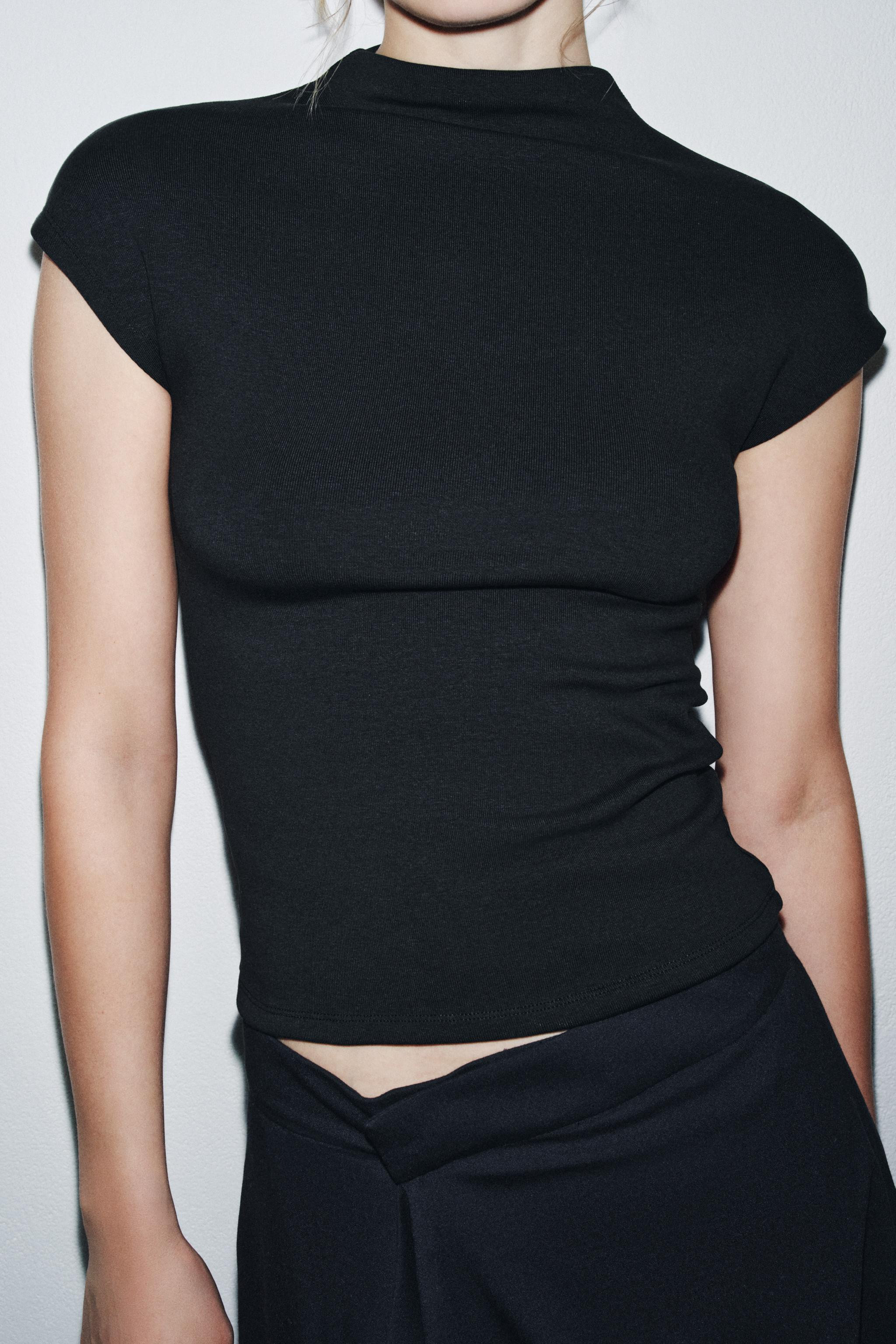 HIGH NECK TOP | Zara UK