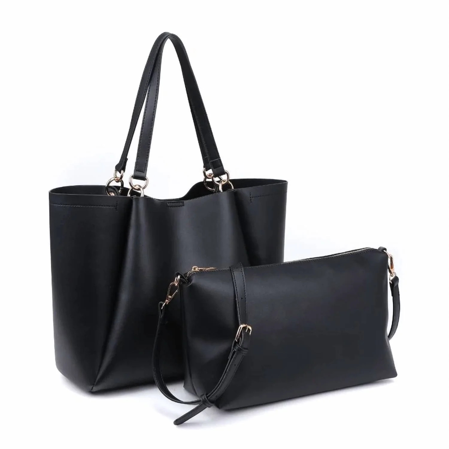 Women's Brooklyn Tote Bag In Black | Shop Simon