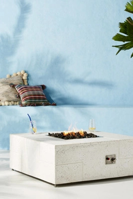 Terrazzo Square Outdoor Fire Pit | Anthropologie (US)