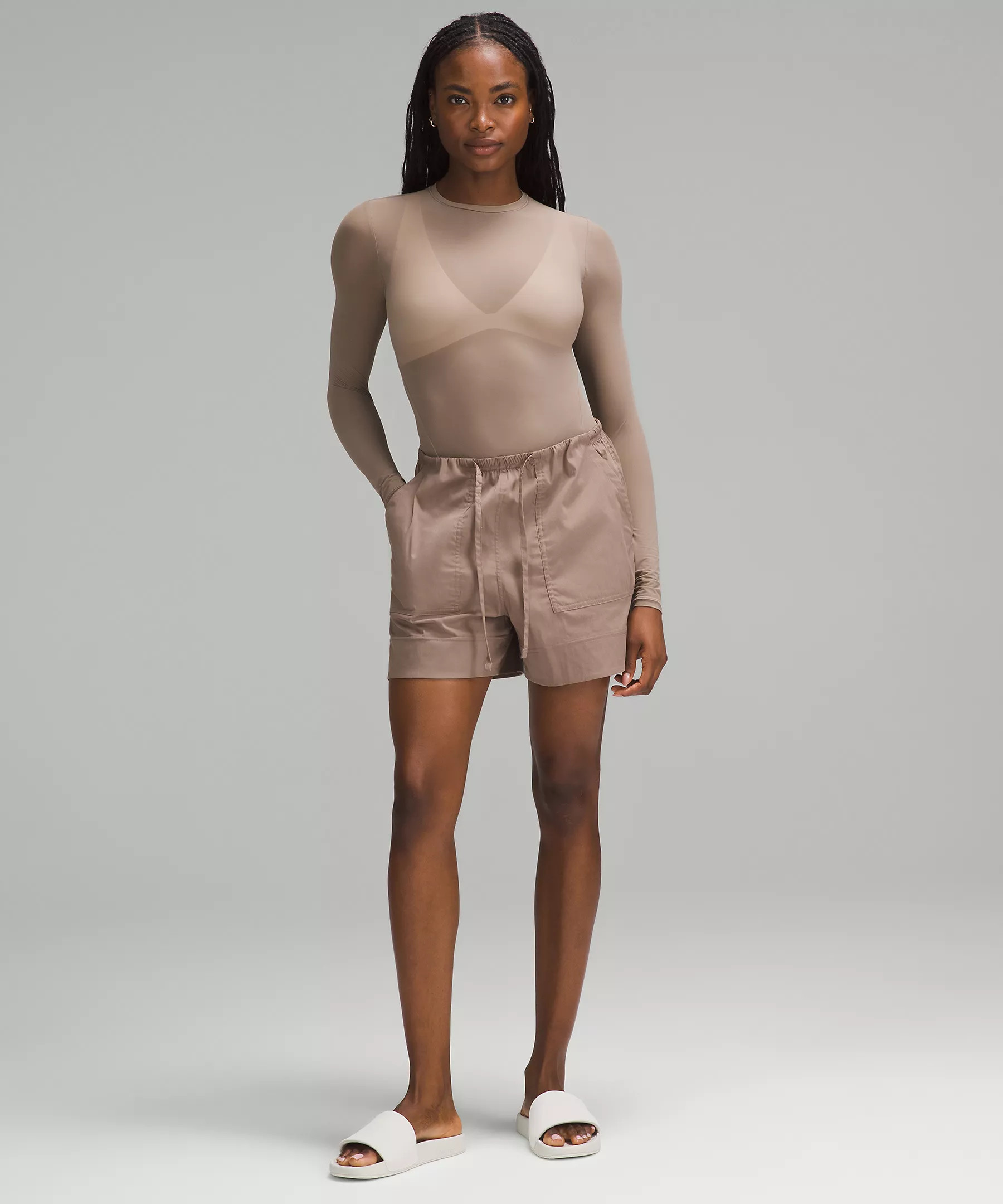 Wundermost Nulu Mesh Long-Sleeve Crewneck Bodysuit | Women's Long Sleeve Shirts | lululemon | Lululemon (US)