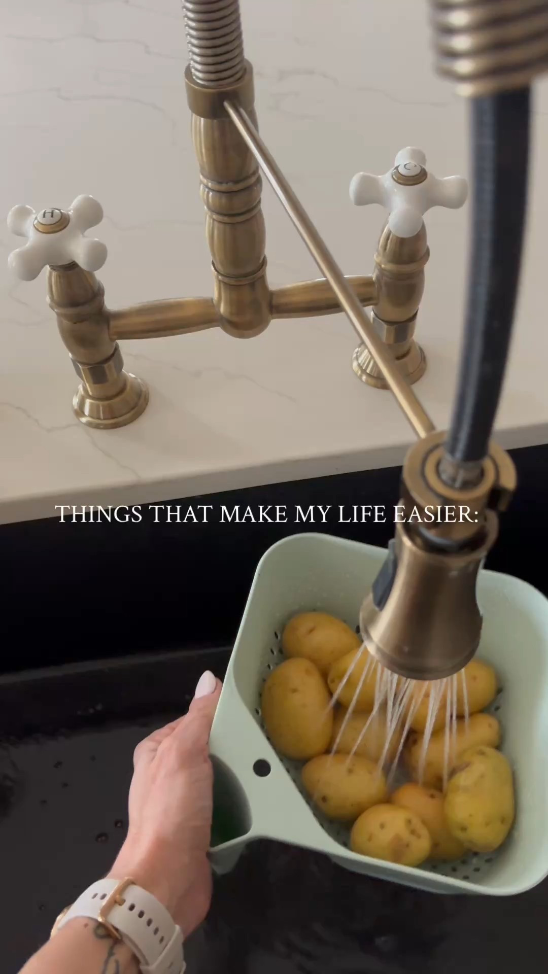 Things that make my life easier: Kitchen Solutions!
Colanders, faucets, storage pullout drawers, air fryer liners, favorite pans 
@wayfair
#wayfair
#wayfairpartner
#newyearnewyou
#ad

#LTKHome #LTKdayinmylife #LTKFindsUnder100