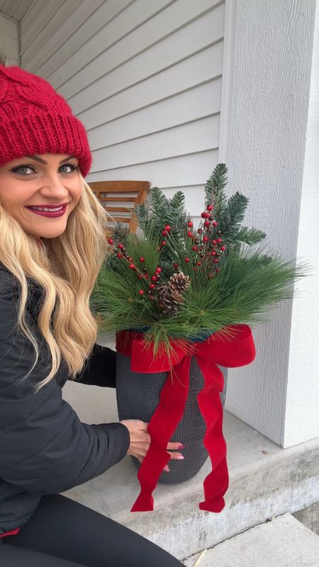 Links to my outdoor Christmas arrangement, along with other outdoor decor pieces! Also linked some similars! I have links from Amazon and Michaels!

#LTKVideo #LTKhome #LTKHoliday