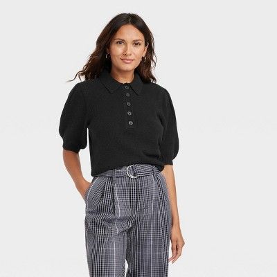 Women's Polo Sweater - A New Day™ | Target