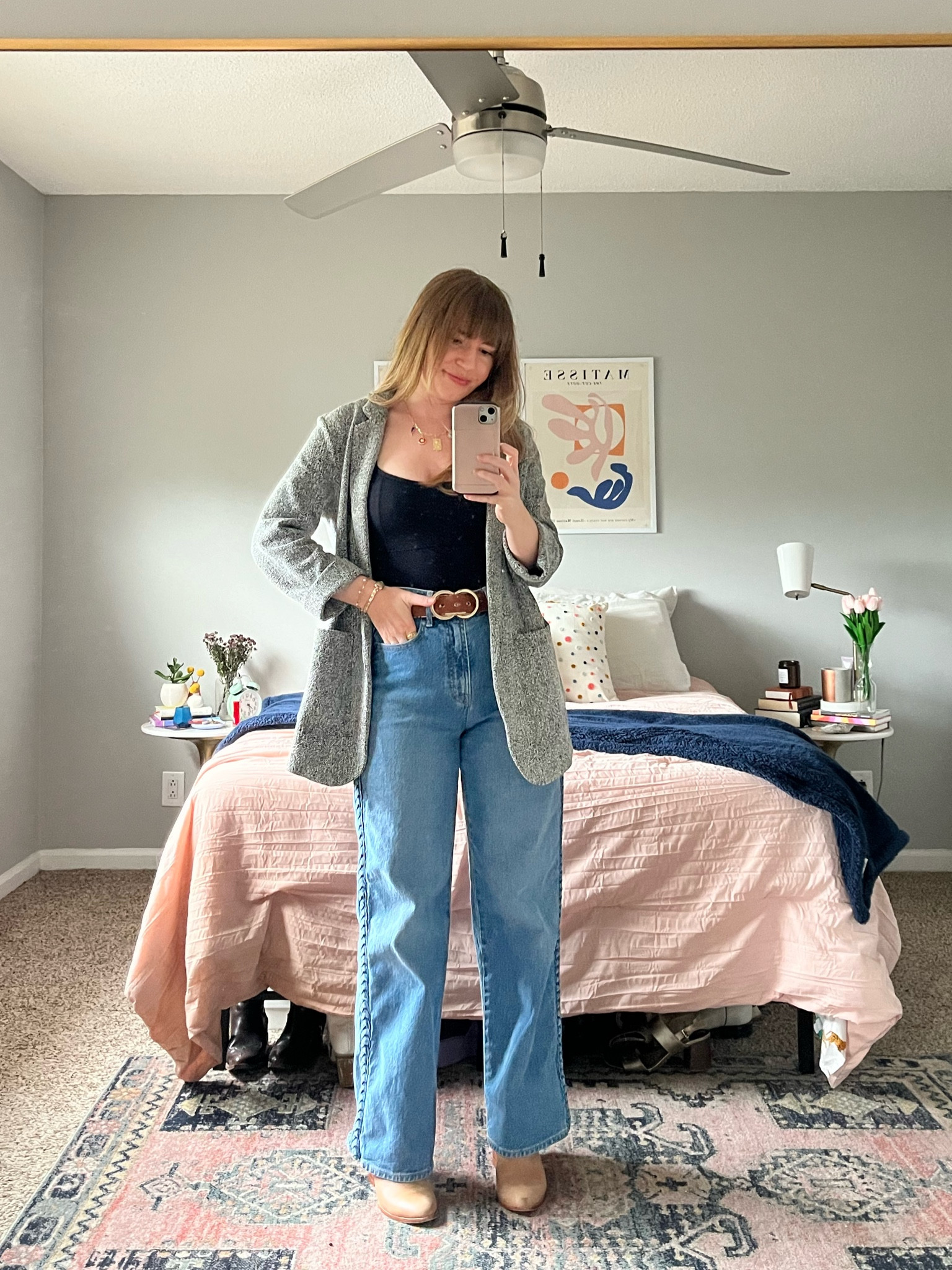 business casual vibes today + these pants are on major sale 