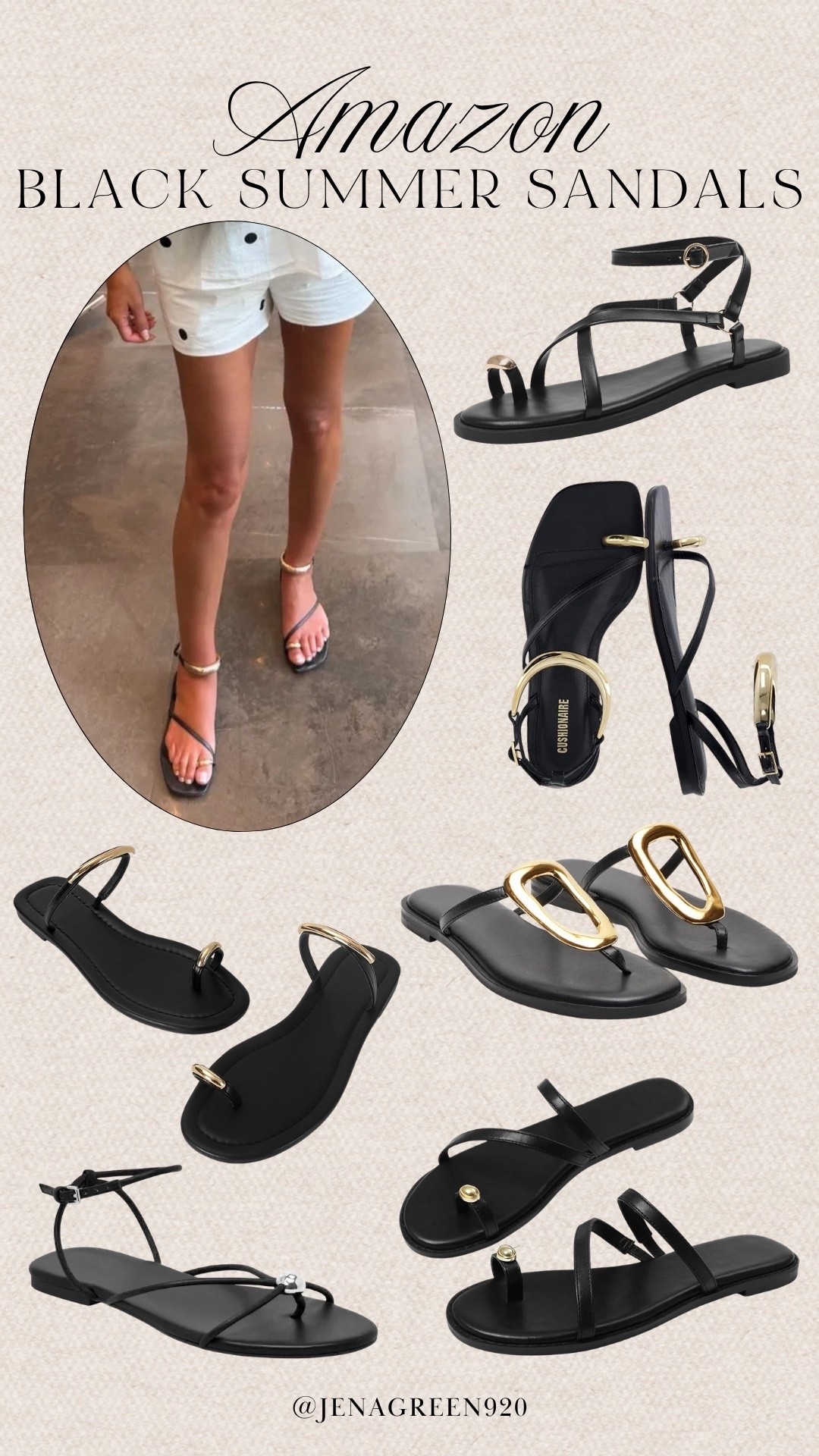 Amazon Black Summer Sandals | Amazon Sandals | Summer Sandals

#LTKootd #LTKSeasonal