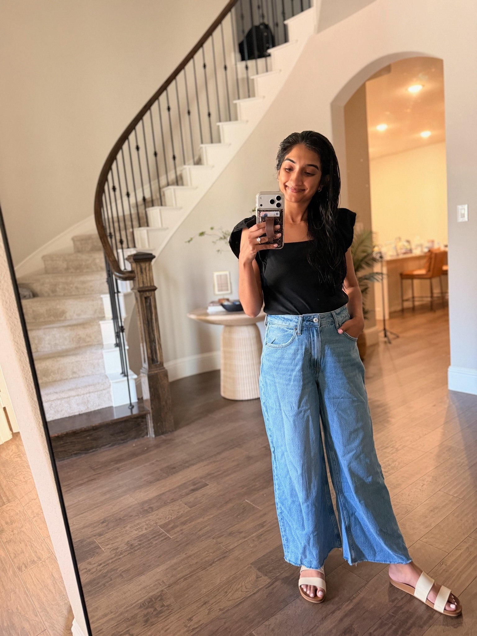 Tonight’s ootd. Check out the price of these jeans!!! 

#LTKootd #LTKSaleAlert #LTKgrwm