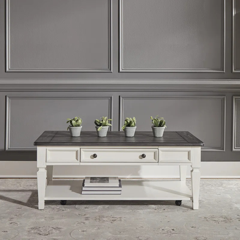 Vandenberg 4 Legs Coffee Table with Storage | Wayfair North America
