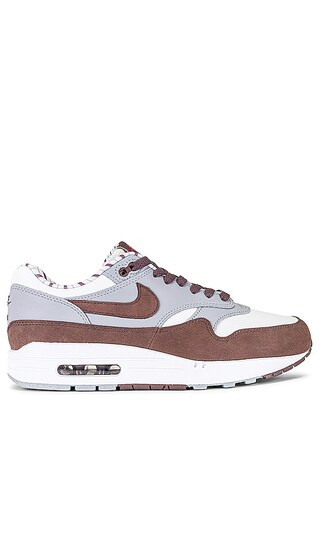 X Shima Shima Air Max 1 Prm Sneaker in Summit White, Plum Eclipse, & Wolf Grey | Revolve Clothing (Global)