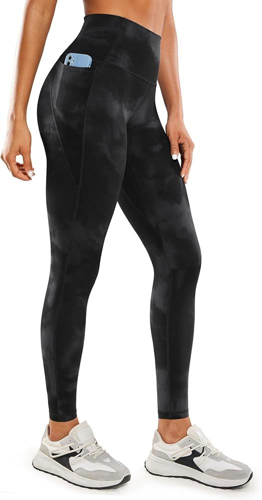 CRZ YOGA Butterluxe Workout Leggings Pockets 28'' - High Waisted Gym Womens Yoga Pants Running Bu... | Amazon (US)