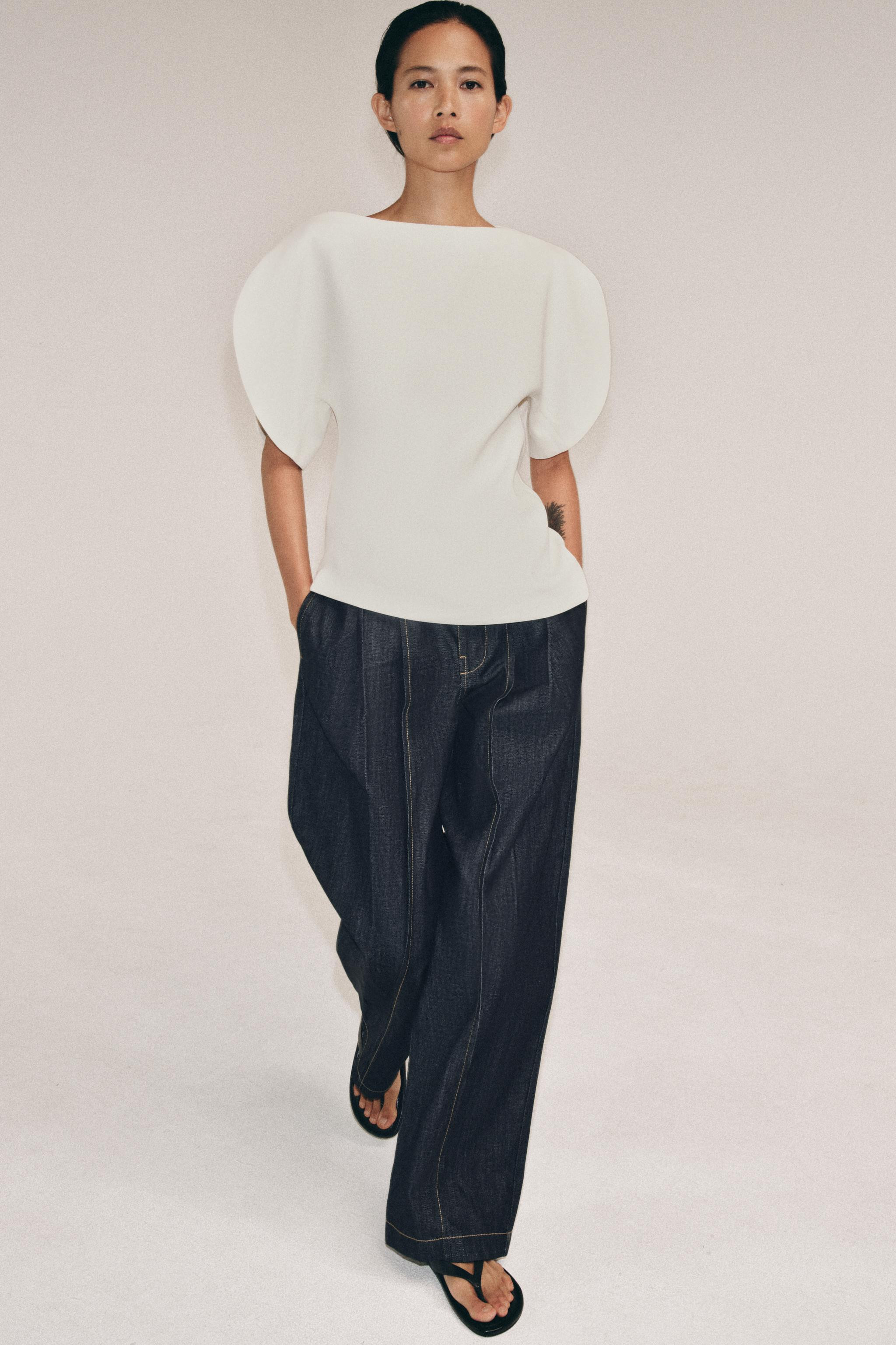 PUFF SLEEVE TOP ZW COLLECTION | Zara US