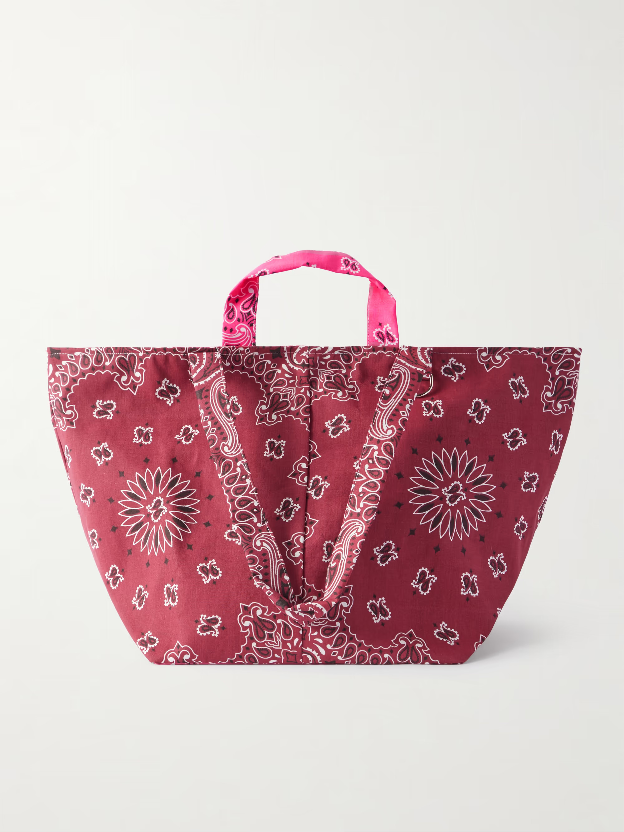 Bandana-print cotton-canvas tote | NET-A-PORTER (US)