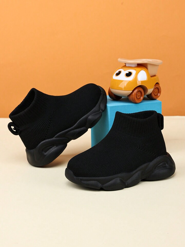 1pair Baby Boy's High-Top Durable Casual Sports Shoes, Popular Style | SHEIN
