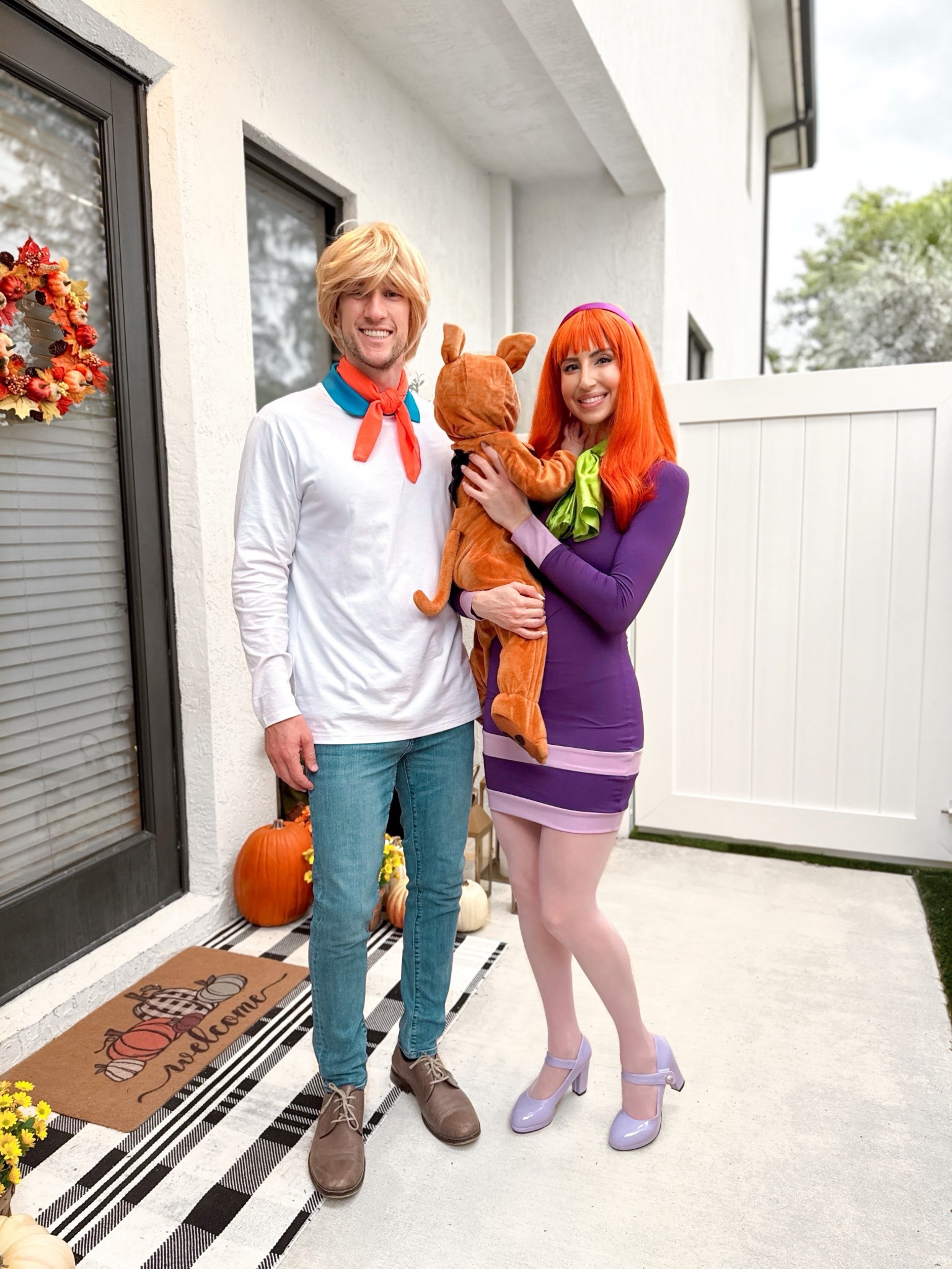 Our Scooby-Do family costume details. 🐶