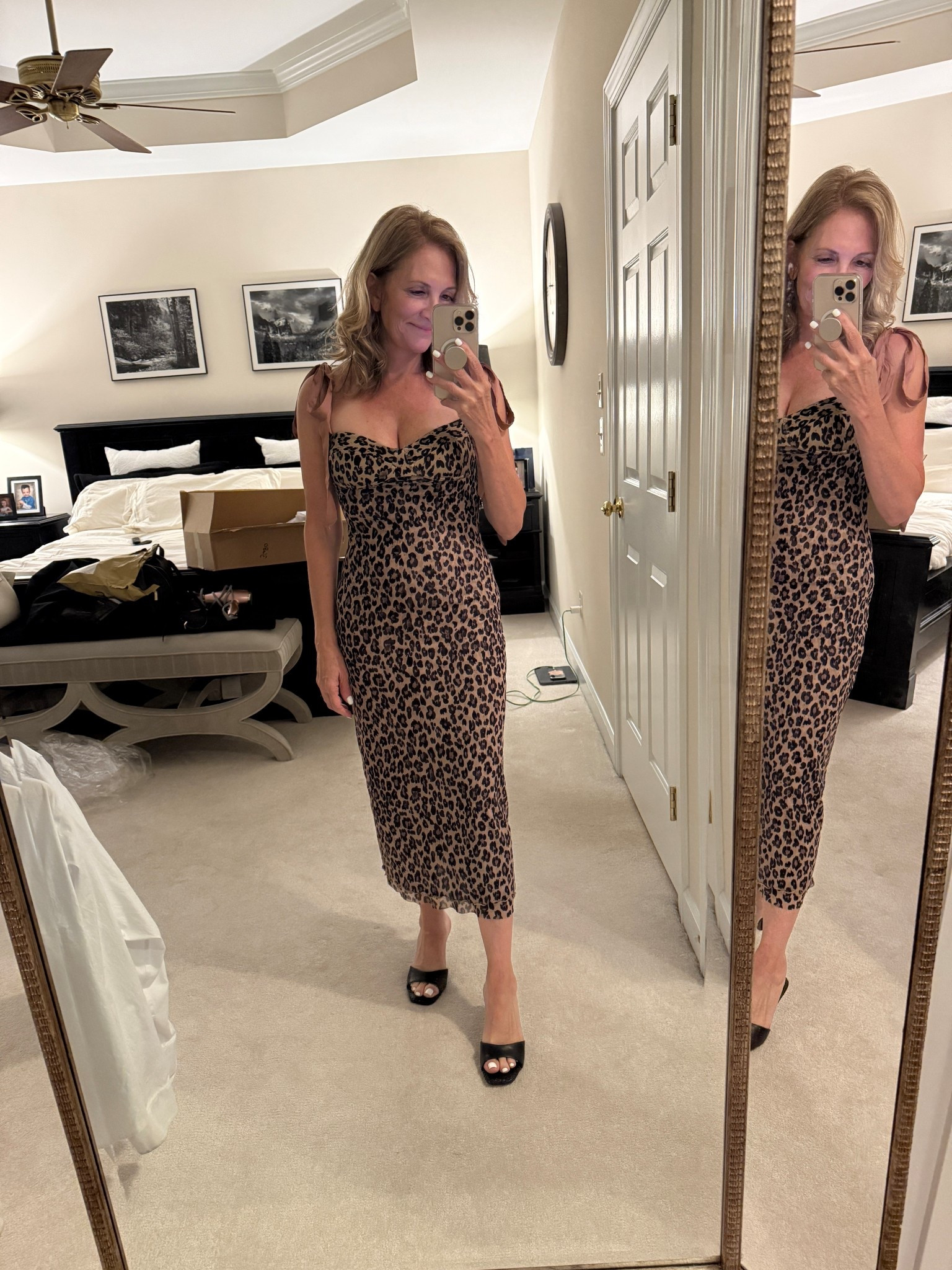 Cute dress with ribbon shoulder ties but very tight in the chest area

#LTKPetite #LTKSaleAlert #LTKOver40