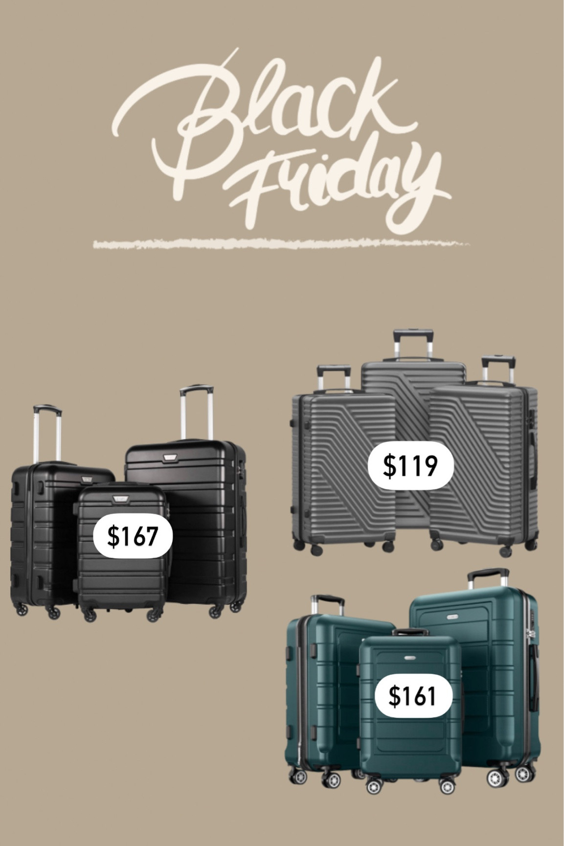 Hard case luggage for Black Friday!

#LTKHoliday #LTKCyberweek #LTKGiftGuide