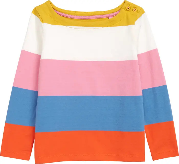 Mini Boden Kids' Everyday Breton Stripe Tee | Nordstrom | Nordstrom