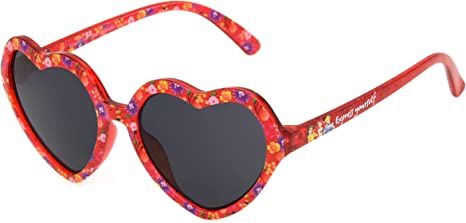 Disney Girls Princess Heart Kids Sunglasses, Crystal Red/Glitter Injection, 43 | Amazon (US)