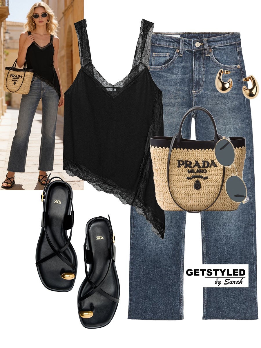 A cute tip & jeans 🫶🏼

#summer #jeans #sandals

#LTKsummer #LTKstyletip #LTKshoes