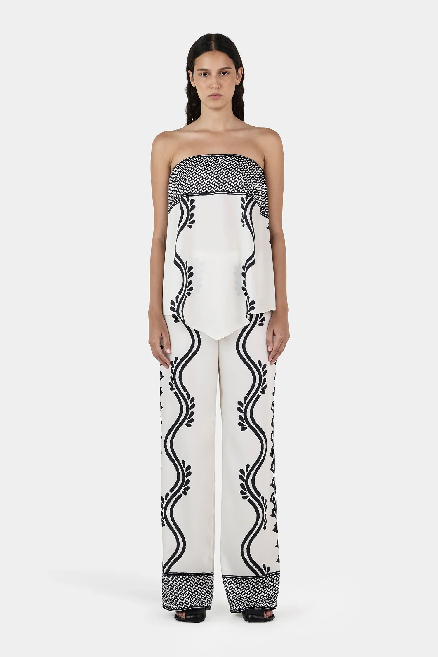 Franca Bodice Geo Waves | Hansen and Gretel