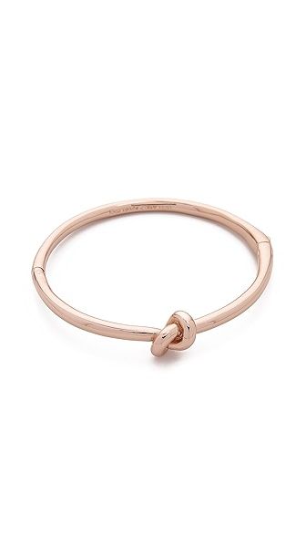 Kate Spade New York Sailor'S Knot Bangle Bracelet - Rose Gold | Shopbop