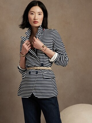 Pique Knit Blazer | Banana Republic Factory