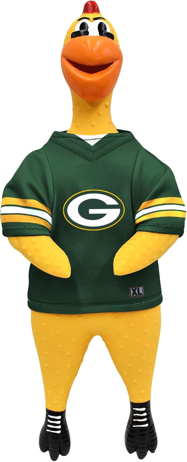 Littlearth NFL Team Rubber Chicken Pet Toy - Officially Licensed Teams | Amazon (US)