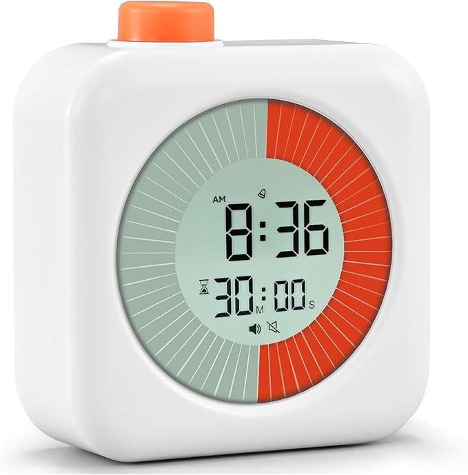 EooCoo Digital Visual Timer 60-Minute Countdown (3-in-1) for Kids & Adults, Handy Time Management... | Amazon (US)