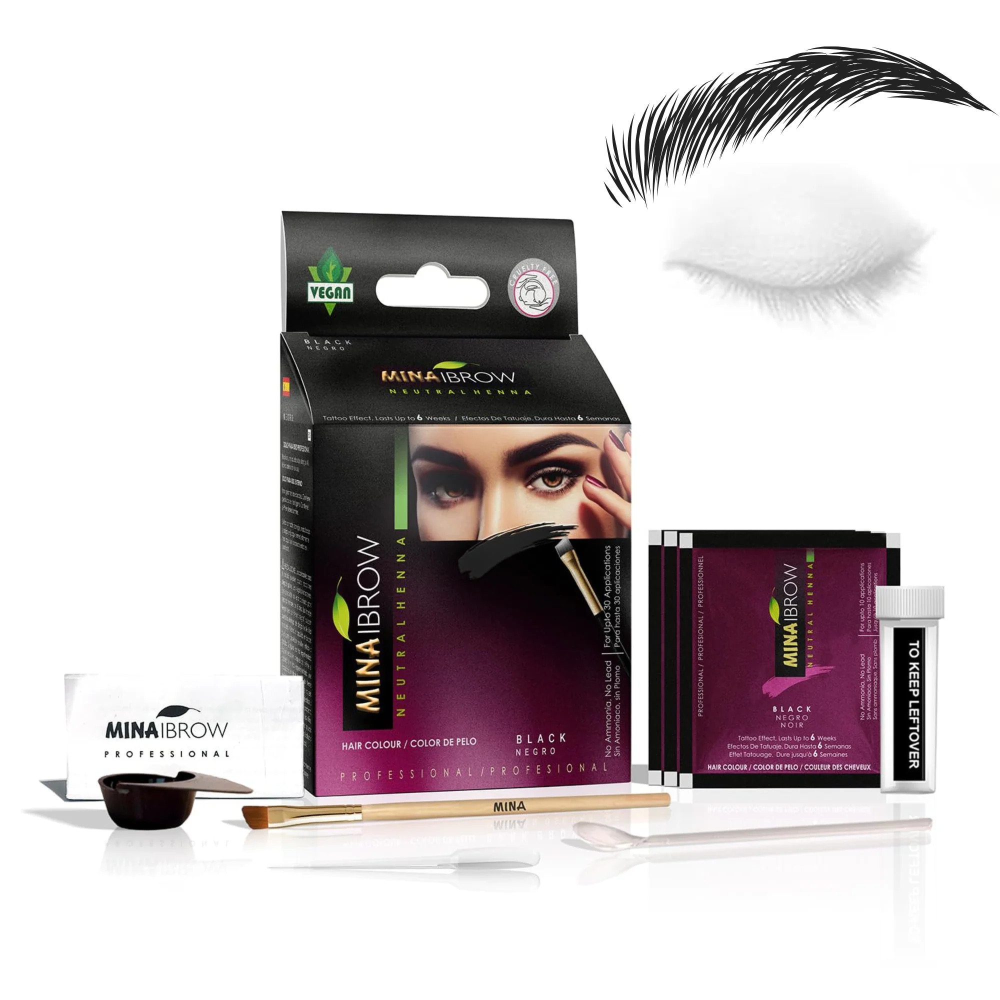 Mina iBrow Henna Eyebrow Tint Kit | Mina iBrow