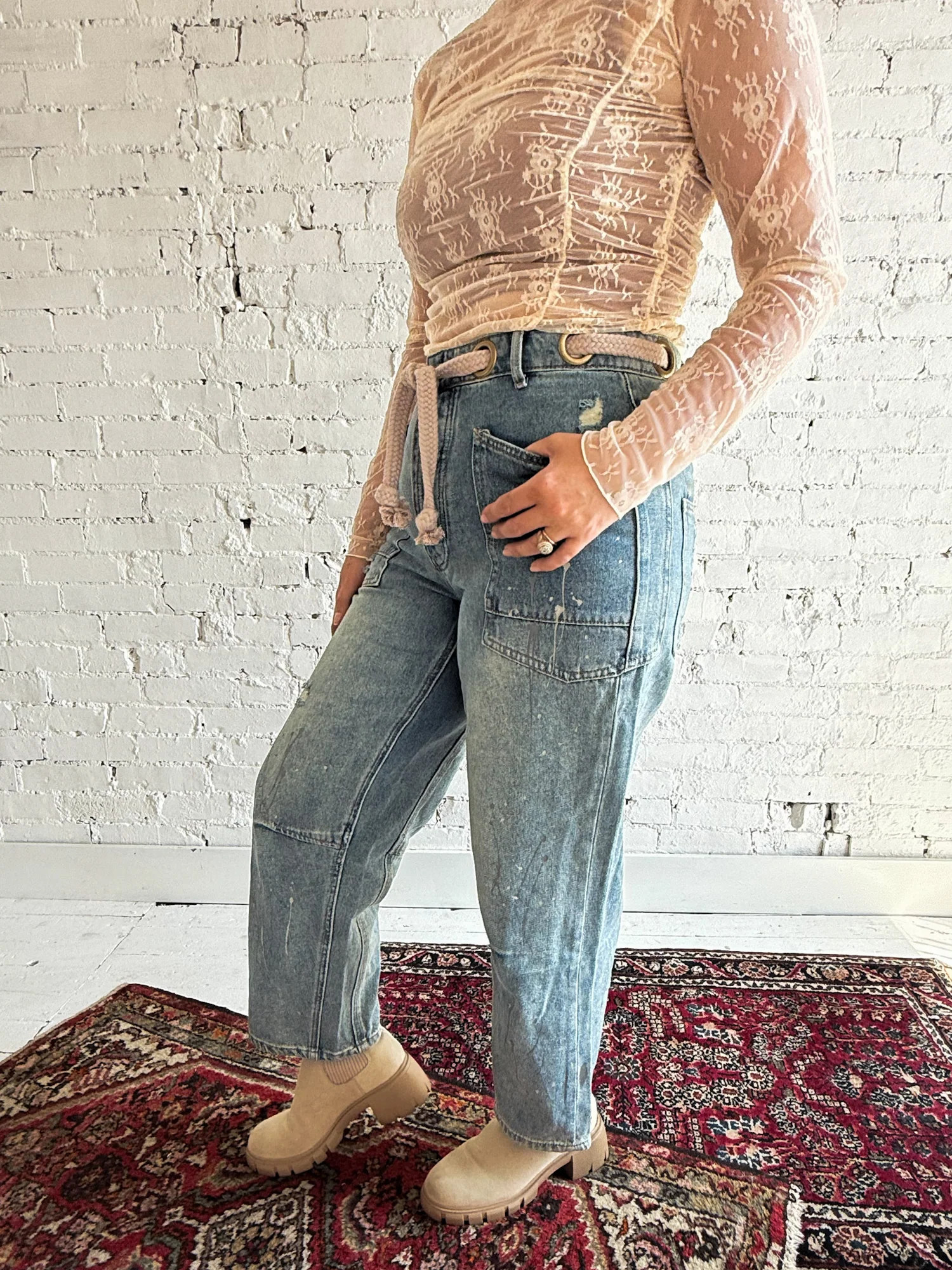 The Juliette Lace Top - Ivory | Wildfire Hygge Goods