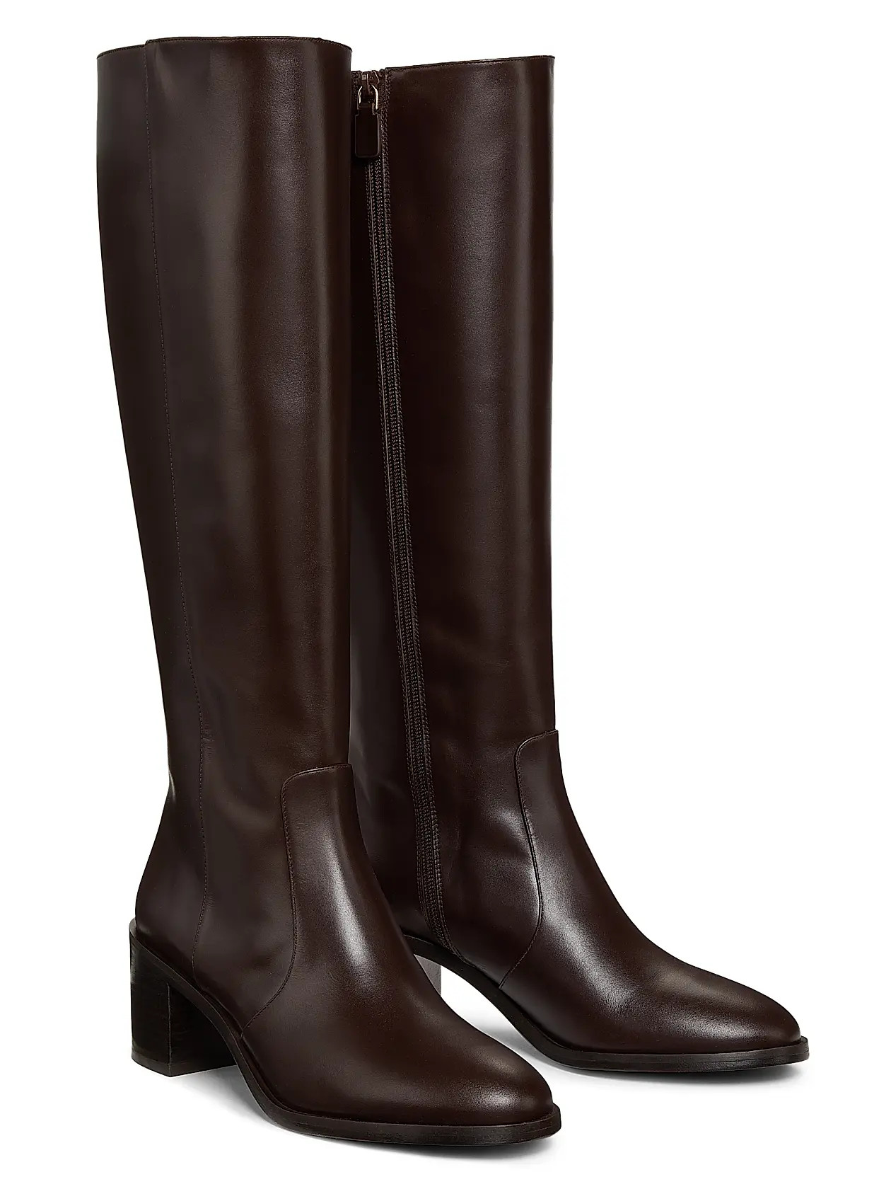 Esme 60MM Zip Leather Boots  | Saks Fifth Avenue