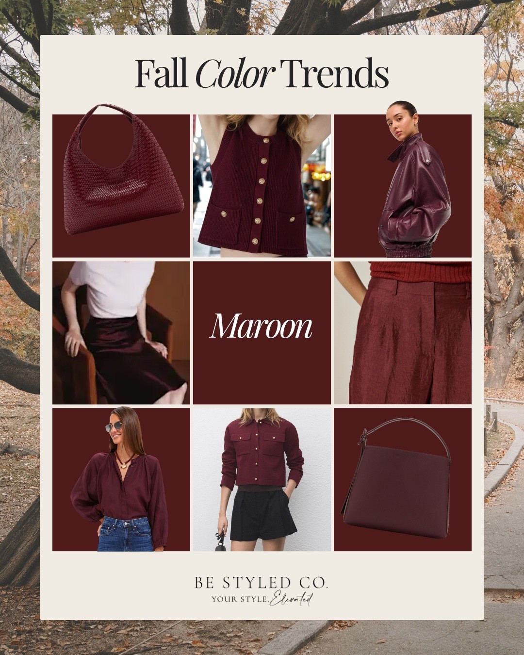 Color crush - maroon / burgundy - fall color trends - our favorite Maroon styles for fall 

#LTKStyleTip #LTKSeasonal #LTKOver40
