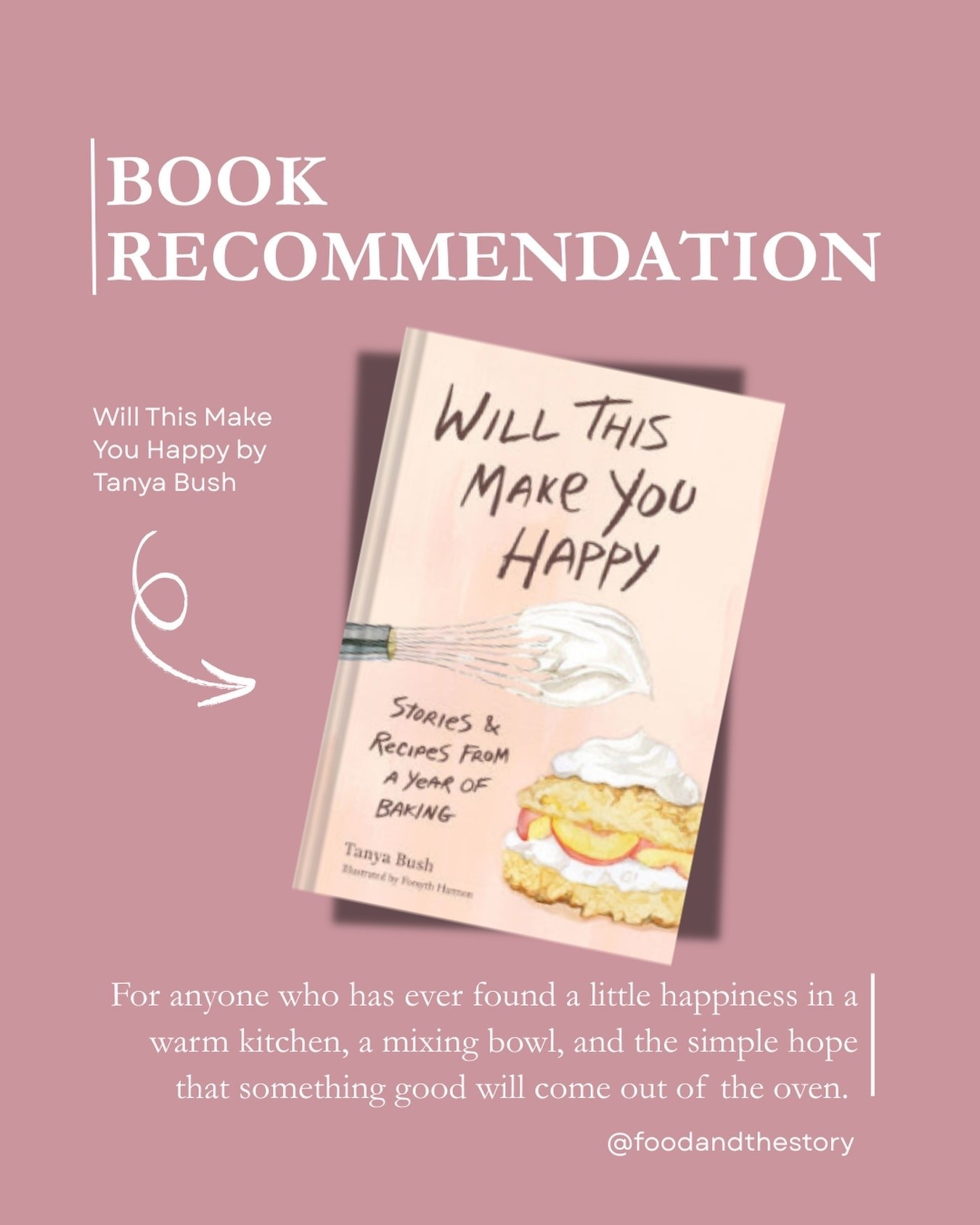 Lately I’ve been thinking about how often happiness shows up in the kitchen. Not the big kind we chase, but the quieter version. The kind that appears somewhere between measuring flour and checking the oven for the third time.

Reading Will This Make You Happy by Tanya Bush felt a little like recognizing that feeling on the page. Part memoir, part cookbook, it follows a year of baking through that familiar season of life when you’re a little uncertain about where you’re headed next.

What stayed with me most was the honesty. Underbaked cakes. Flour in her hair. The quiet satisfaction of finishing something even when it isn’t perfect. Anyone who has spent time in a kitchen knows that feeling.

And it made me wonder if sometimes we aren’t just baking for dessert. Sometimes we’re baking our way through a moment.

It’s the kind of book that makes you want to tie on an apron and see what happens.

Thank you to NetGalley and Tantor Media for the advance listening copy and to NetGalley and Chronicle Books for the advance digital copy. 

Full review this Saturday on Substack @foodandthestory 

🫶🏻Jeanie Jo

#netgalley #willthismakeyouhappy #bookrecs #foodwriter #foodie

#LTKfoodie