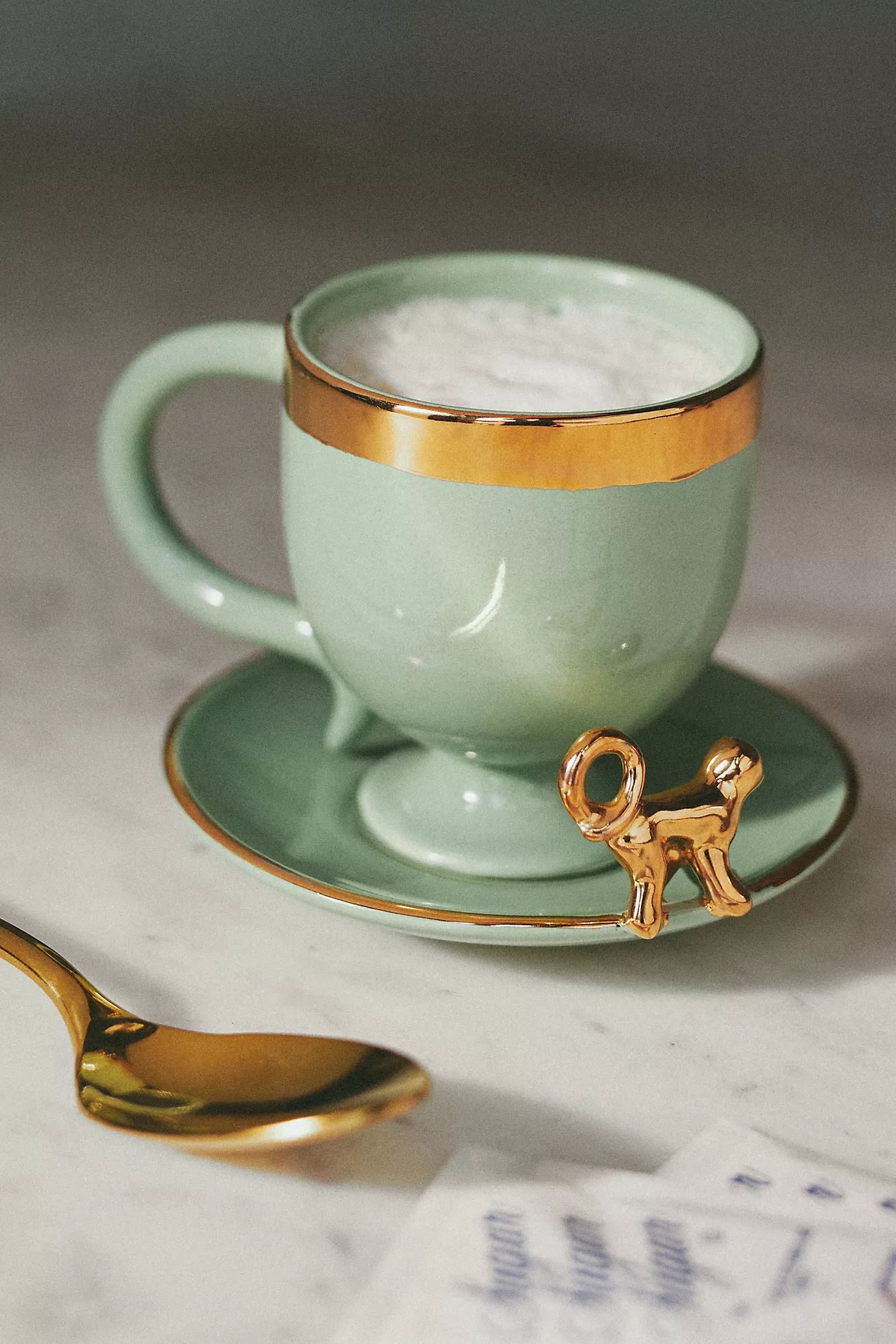 Lydia Espresso Cup & Saucer | Anthropologie (US)
