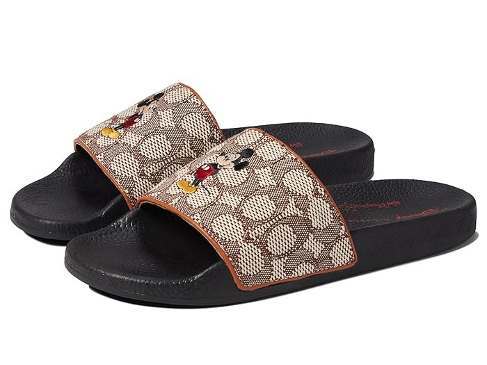 COACH Disney Parks Signature Textile Jacquard w/ Mickey and Friends Embroidery | Zappos