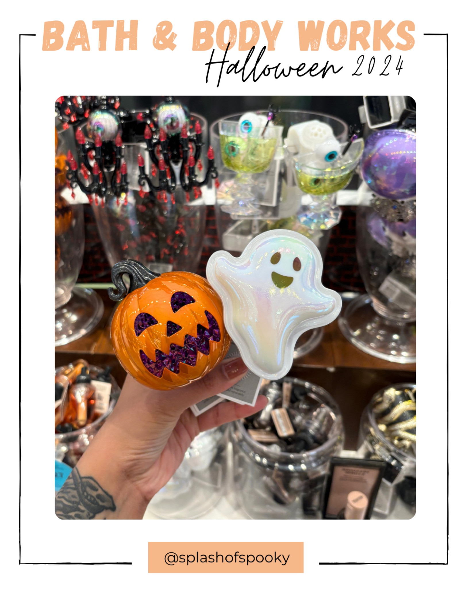 Bath & Body Works Halloween🎃

Body care, soaps, lotions, pocketbacs — they have everything your spooky little heart needs. 

I love this Jack-o-lantern and ghost wall plug-in. #halloweenhunting

#LTKSeasonal #LTKHome #LTKFindsUnder50