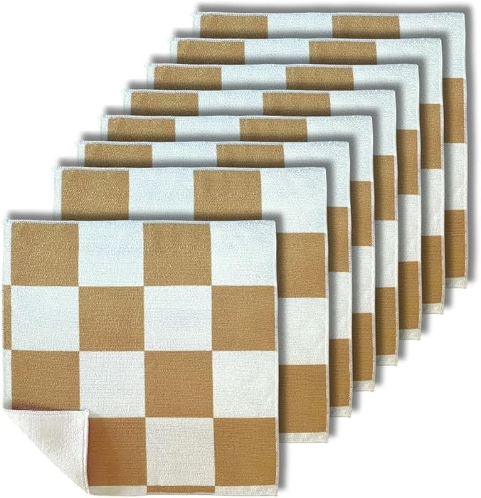 Microfiber Cleaning Cloths 13x13 – Lint-Free, Streak-Free Reusable Towels for Kitchen, Glass, B... | Amazon (US)