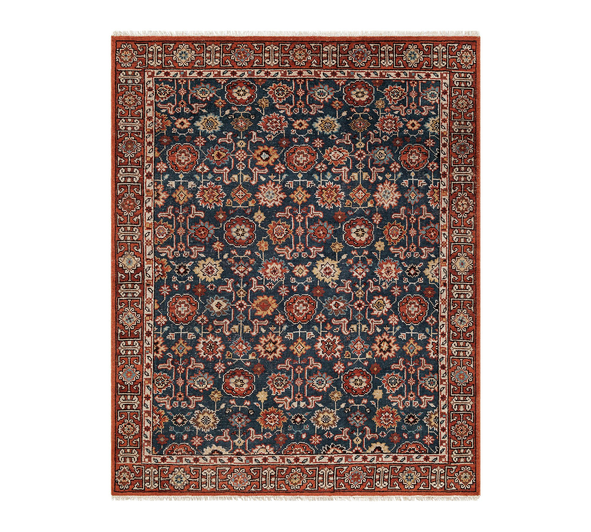 Williamsburg Frances Hand-Knotted Rug | Pottery Barn (US)