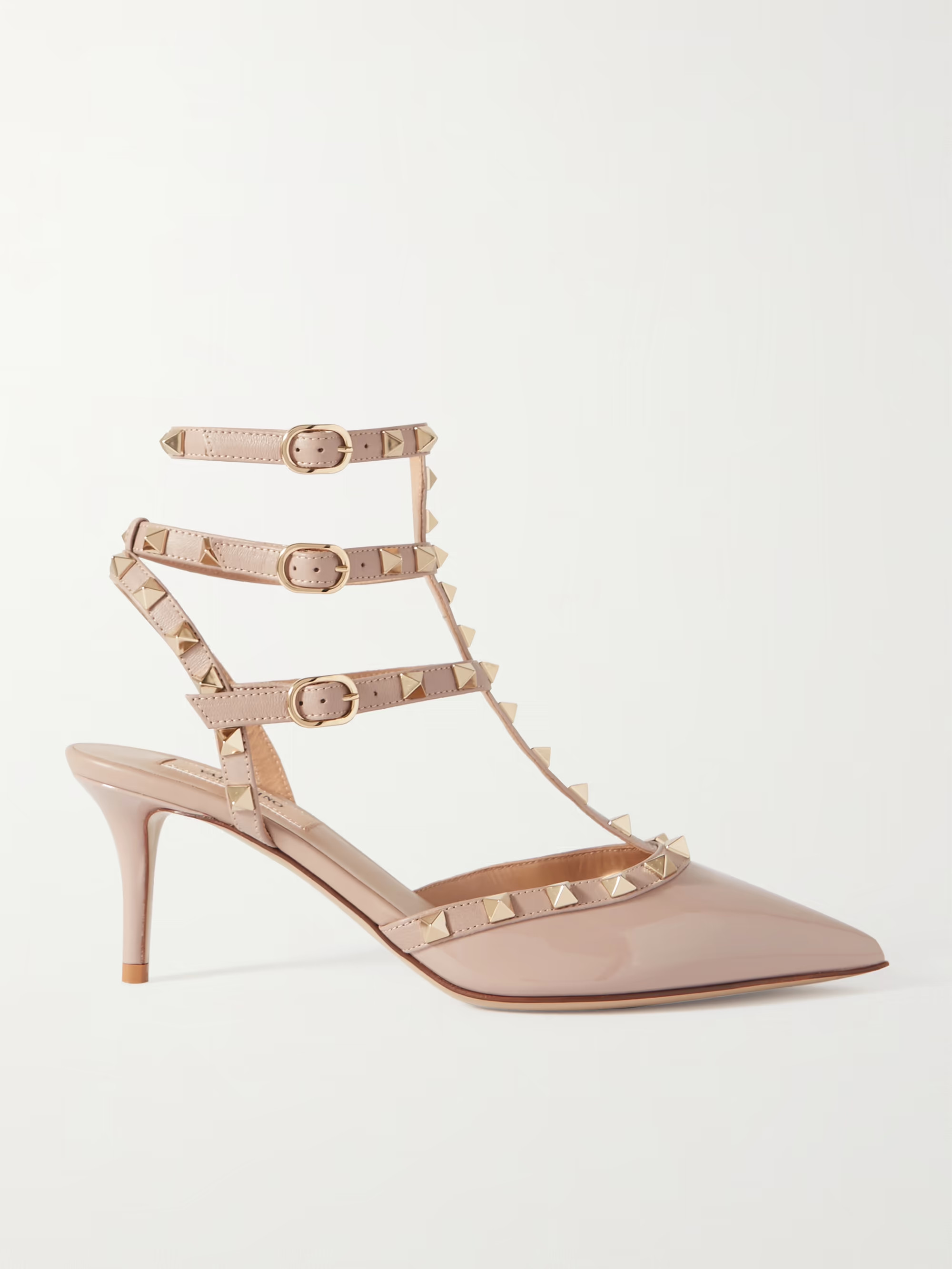 Valentino Garavani Rockstud 65 patent-leather pumps | NET-A-PORTER (UK & EU)