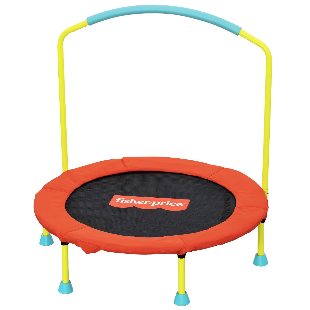 Fisher-Price WonderJump 36 Inch Round Indoor Mini Trampoline, Toddler and Kids Activity Toy with ... | Target