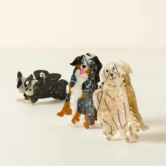 Choose Your Dog Breed Hair Clip - Dog Lovers Gift | UncommonGoods