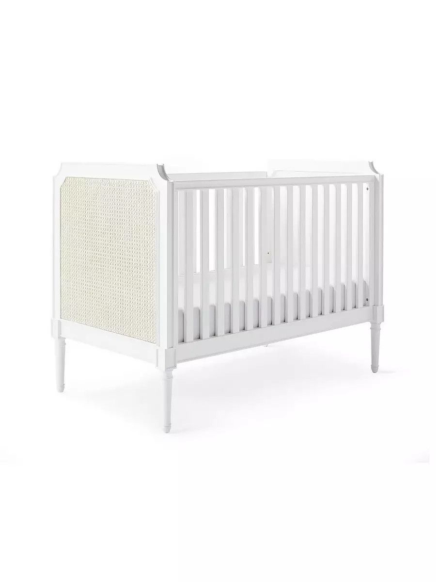 Harbour Cane Convertible Crib | Serena and Lily