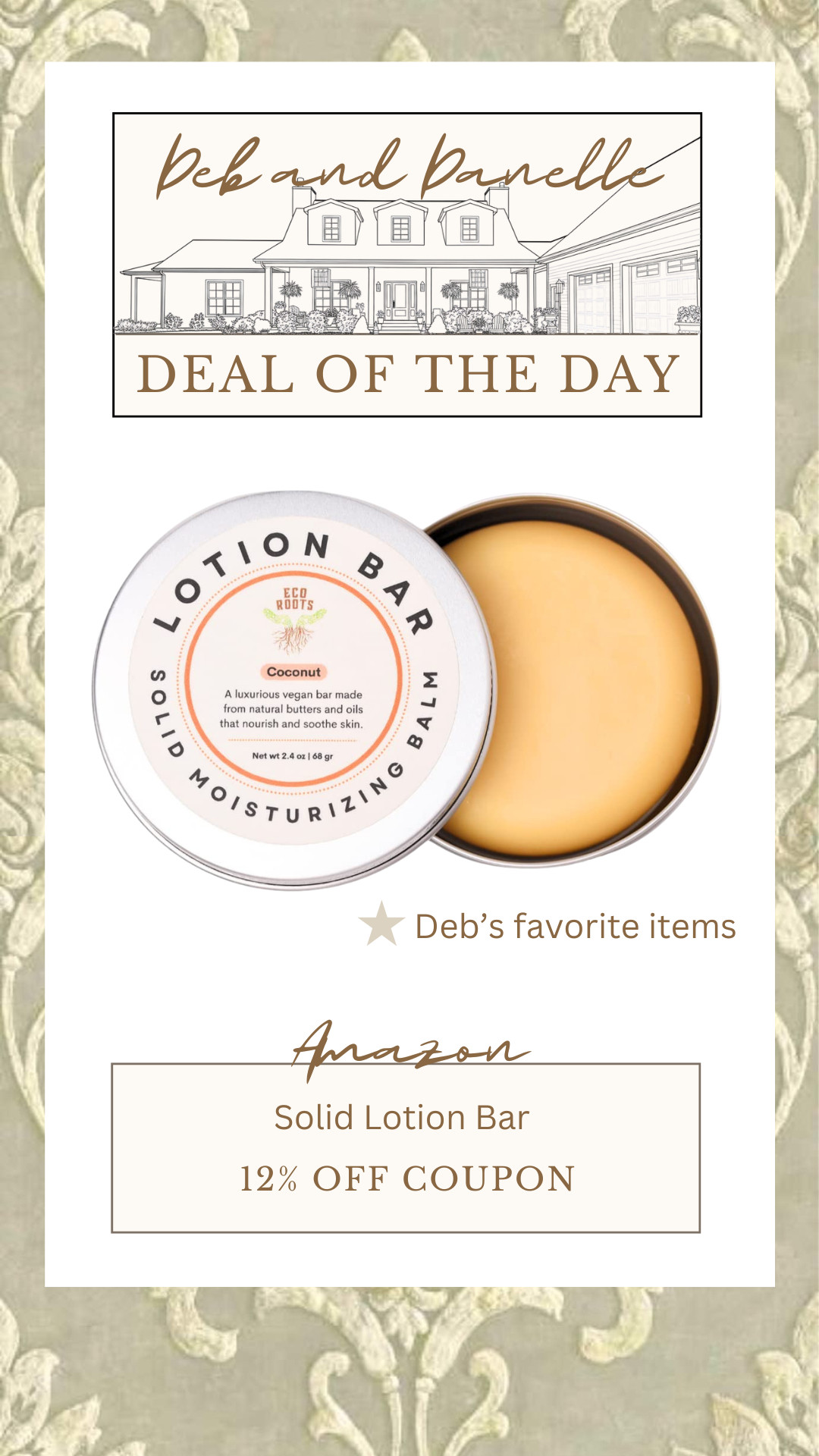 Deb loves these lotion bars! They are moisturizing without leaving a greasy residue, and they are great for on the go!  

 #LTKSeasonal #LTKSaleAlert #LTKBeauty