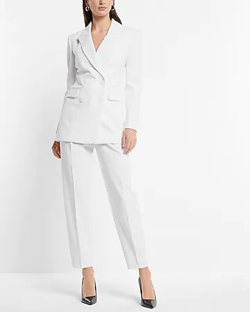 Pleated Ankle Pant Suit | Express