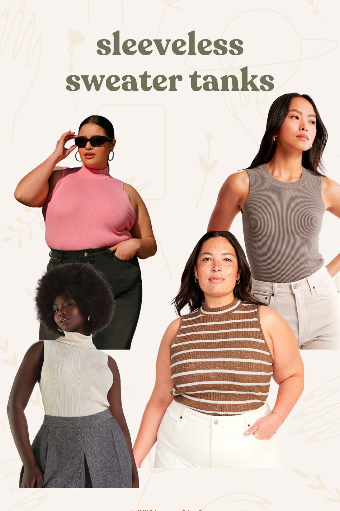Plus size sleeveless wear tanks // perfect for transitioning from summer to fall 🖤

#LTKstyletip #LTKcurves #LTKSeasonal