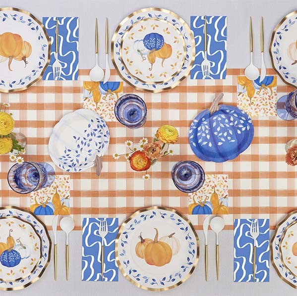 Harvest Blues Table Setting | Sophistiplate